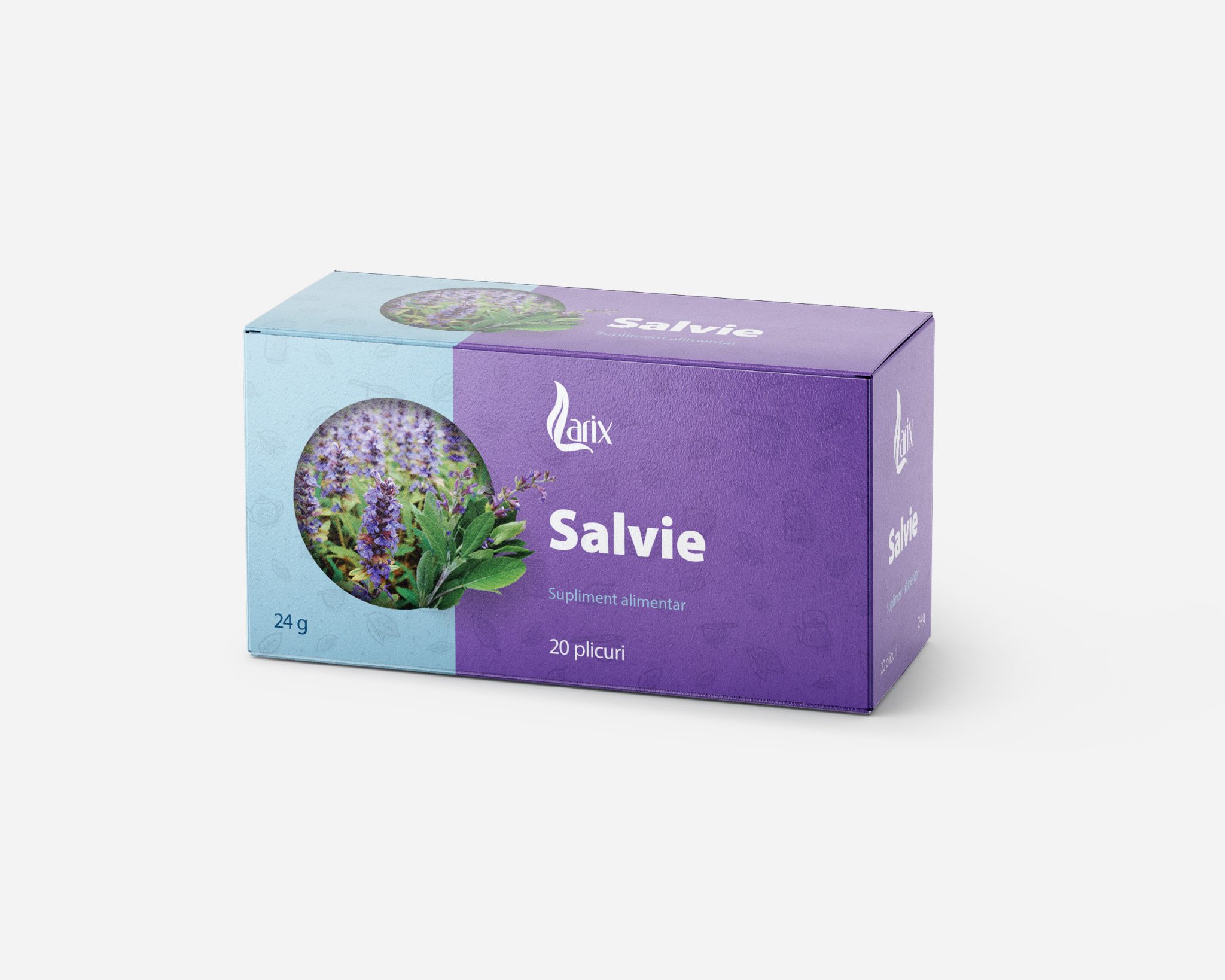Ceaiuri - CEAI SALVIE X 20PL      LARIX, farmacom.ro