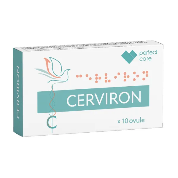 Ingrijire intima - Cerviron, 10 ovule, Perfect Care, farmacom.ro