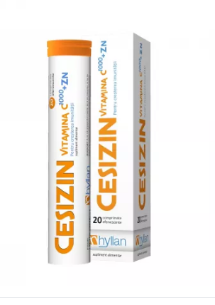 Vitamine si suplimente - CESIZIN * 20 CPR EFF HYLLAN, farmacom.ro