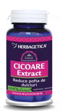 Vitamine si suplimente - CICOARE EXTRACT * 60 CPS HERBAGETICA, farmacom.ro