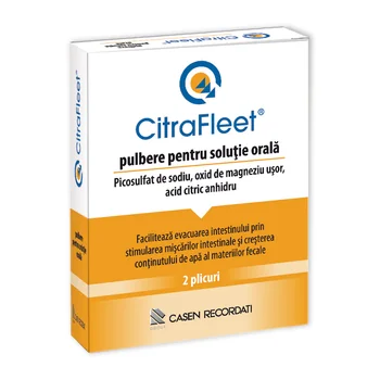 Medicamente OTC - fara reteta - CITRAFLEET, PULBERE PENTRU SOLUTIE ORALA * 2 PLICURI, farmacom.ro