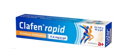 Medicamente fara reteta (OTC) - CLAFEN RAPID 11.6MG / G GEL * 40 GR ANTIB, farmacom.ro