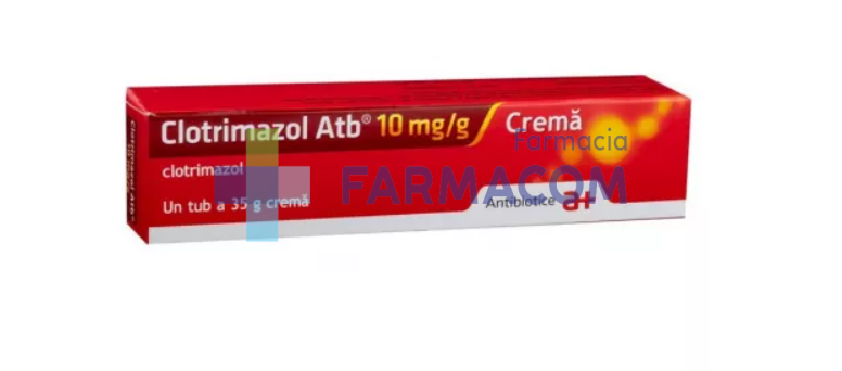 Medicamente fara reteta (OTC) - Clotrimazol Crema, 10mg/g, 15g, farmacom.ro