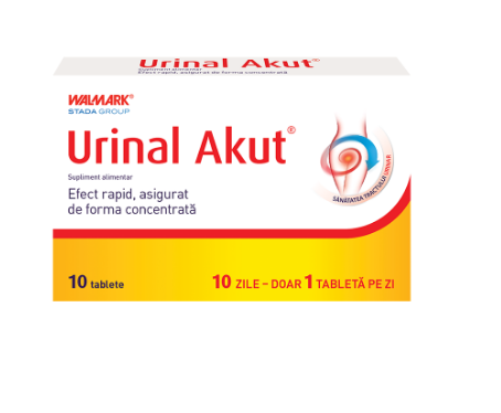Aparatul urinar - URINAL AKUT, 10 TABLETE, WALMARK, farmacom.ro