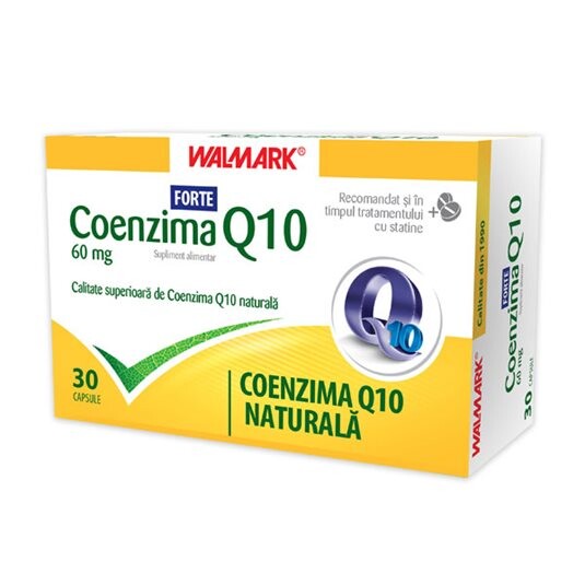 Afectiuni cardio-vasculare - COENZIMA Q10 FORTE 60 MG * 30 CPS, farmacom.ro