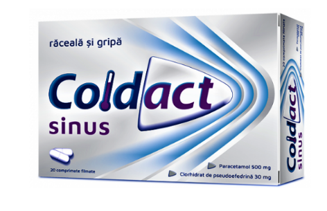 Medicamente fara reteta (OTC) - COLDACT 500 MG * 20 CPR, farmacom.ro