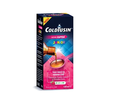 Vitamine si suplimente alimentare pentru copii - COLDTUSIN JUNIOR SIROP * 120 ML, farmacom.ro