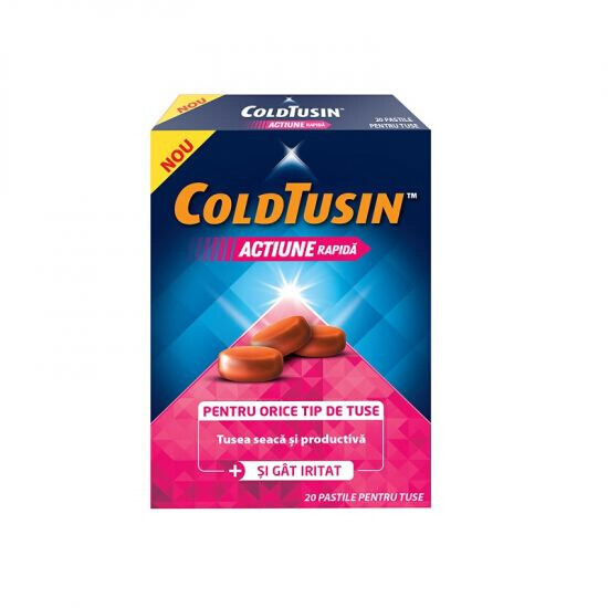 Suplimente alimentare - COLDTUSIN TUSE * 20 COMPRIMATE, PERRIGO, farmacom.ro.