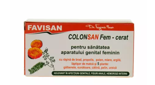 Igiena intima - COLONSAN FEM * 10 SUPOZITOARE/1.9G, FAVISAN, farmacom.ro