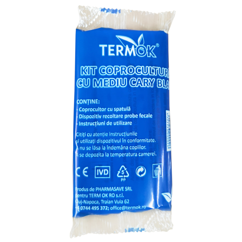 Produse tehnico-medicale - COPROCULTOR KIT CU MEDIU CARY BLAIR * 1 BUC, farmacom.ro