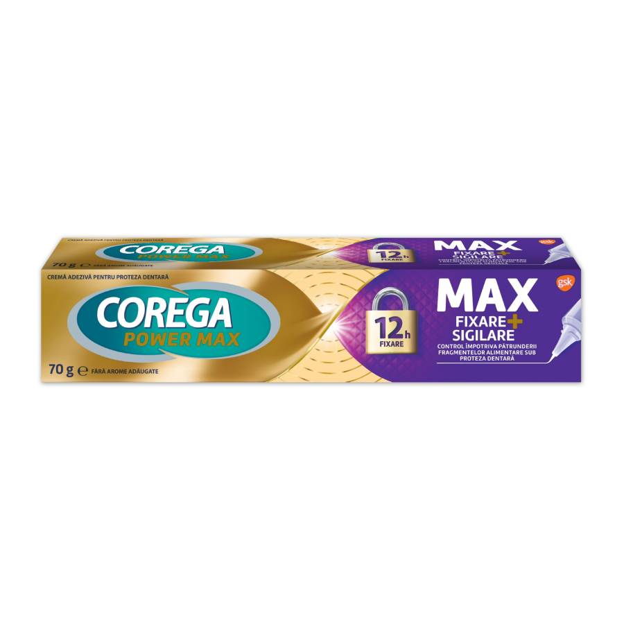 Igiena orala - COREGA PASTA MAX FIXARE+SIGILARE * 70 G 2625, farmacom.ro