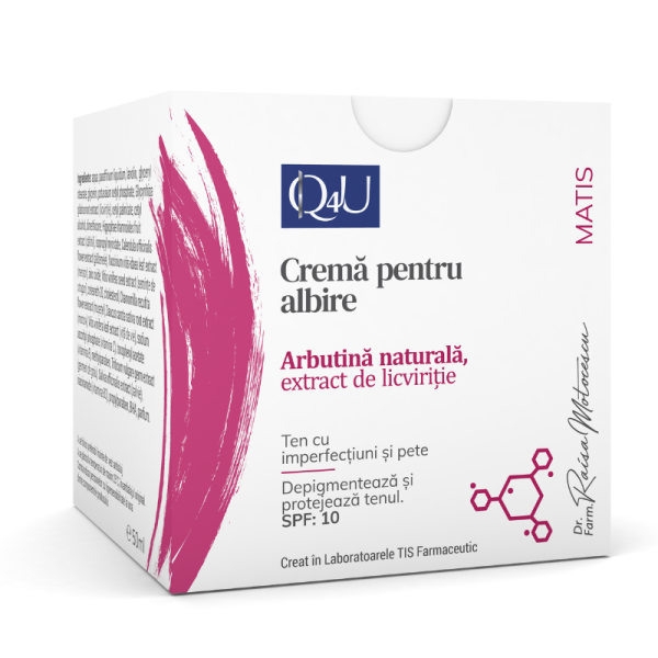 Ingrijirea tenului - CREMA FATA ALBIRE TIS Q4U * 50 ML, farmacom.ro