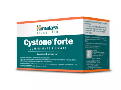 Vitamine si suplimente - Cystone Forte, 60 comprimate filmate, Himalaya, farmacom.ro