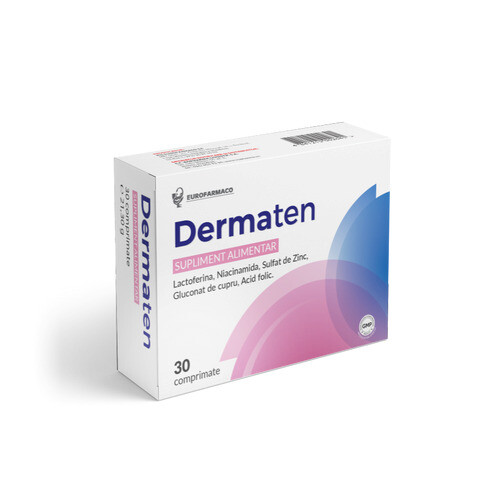 Vitamine si minerale - DERMATEN * 30 COMPRIMATE, farmacom.ro.
