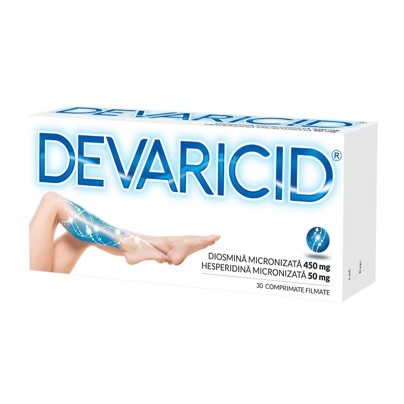 Medicamente fara reteta (OTC) - Devaricid, 30 comprimate, Biofarm, farmacom.ro