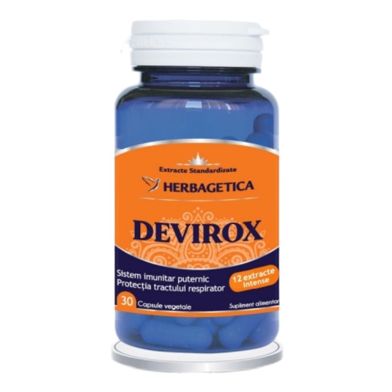 Vitamine si suplimente pentru imunitate - DEVIROX * 30 CAPSULE, HERBAGETICA, farmacom.ro