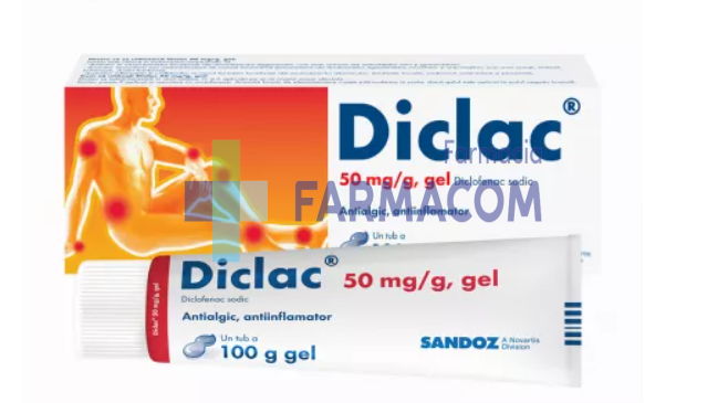 Medicamente fara reteta (OTC) - DICLAC 5% GEL * 100 G, farmacom.ro