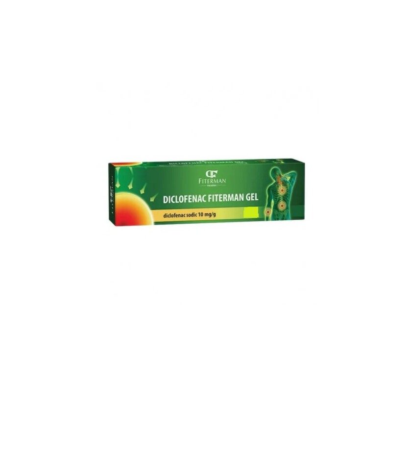 Medicamente fara reteta (OTC) - DICLOFENAC 10 MG/G GEL * 50 G, farmacom.ro