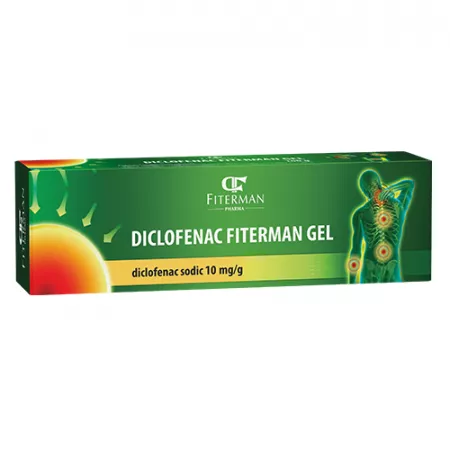 Medicamente OTC - fara reteta - DICLOFENAC FITERMAM 10MG/G GEL * 100 G, farmacom.ro