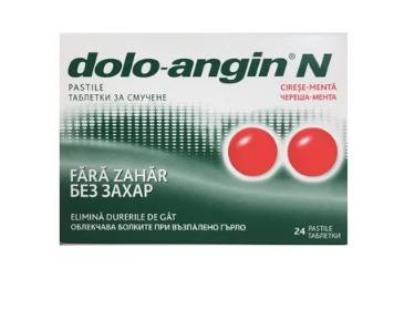 Vitamine si suplimente - DOLO-ANGIN N FARA ZAHAR * 24 PASTILE, farmacom.ro