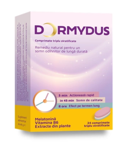 Stres si somn - Dormydus, 24 comprimate, Terapia, farmacom.ro