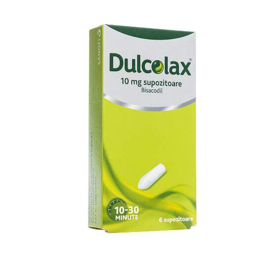 Medicamente fara reteta (OTC) - Dulcolax supozitoare, 10 mg, 6 bucati, Sanofi, farmacom.ro