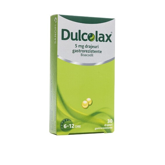 Medicamente fara reteta (OTC) - DULCOLAX 5 MG * 30 DRJ GASTROREZ OPELLA, farmacom.ro