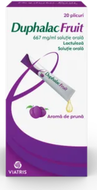 Medicamente fara reteta (OTC) - DUPHALAC FRUIT 667 MG/ML * 20 PLIC/15ML VIATRIS, farmacom.ro