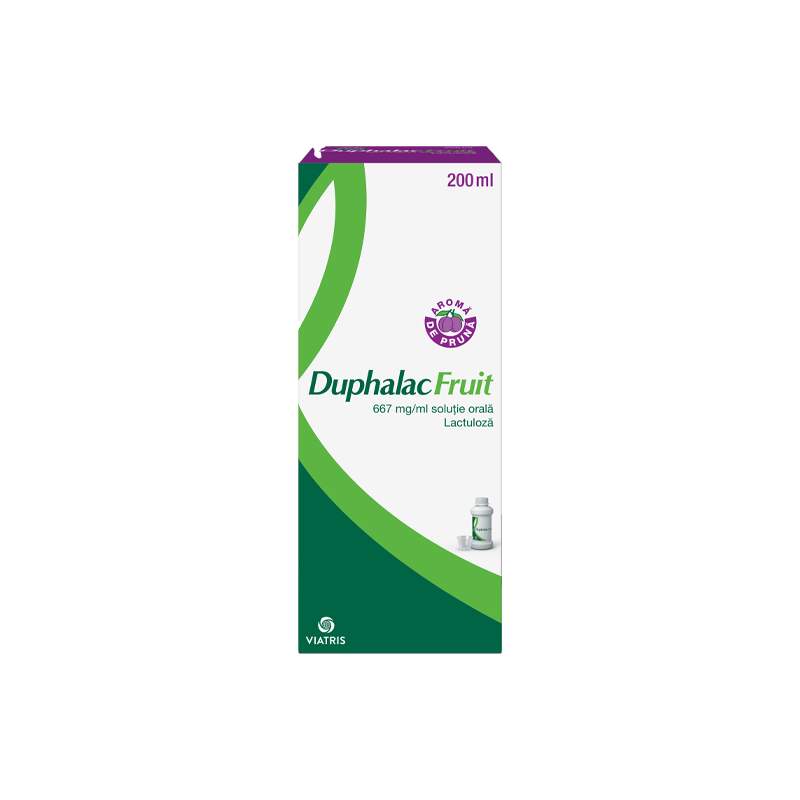 Medicamente fara reteta (OTC) - Duphalac Fruit solutie orala, 667 mg/ml, 200 ml, farmacom.ro