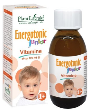 Vitamine si suplimente alimentare pentru copii - ENERGOTONIC JUNIOR VITAMINE * 125 ML, farmacom.ro