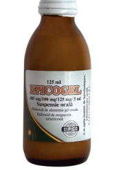 Tulburari digestive, hepatice si biliare - Epicogel suspensie orala, 125 ml, Eipico Egipt, farmacom.ro