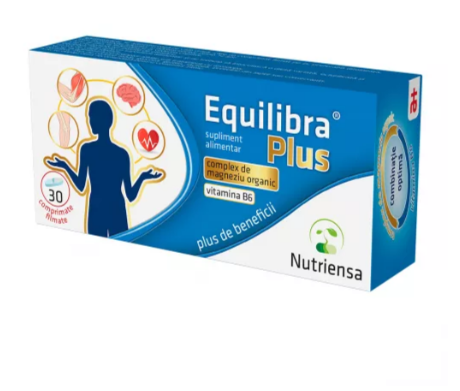 Vitamine si suplimente - Equilibra Plus, 30 comprimate filmate, Antibiotice SA, farmacom.ro