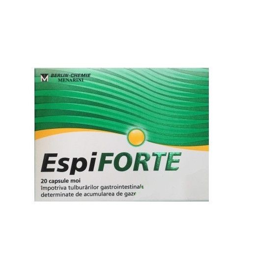 Tulburari digestive, hepatice si biliare - Espiforte 140mg, 20 capsule, Berlin-Chemie, farmacom.ro