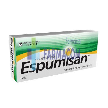 Medicamente fara reteta (OTC) - ESPUMISAN 40 MG * 25 CPS, farmacom.ro