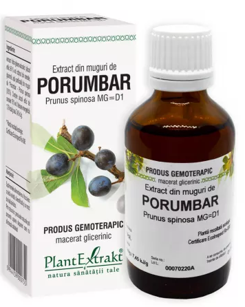 Tincturi si uleiuri - EXTRACT DIN MUGURI DE PORUMBAR * 50 ML, farmacom.ro