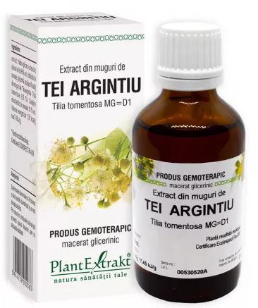 Vitamine si suplimente - EXTRACT DIN MUGURI DE TEI ARGINTIU * 50 ML, farmacom.ro