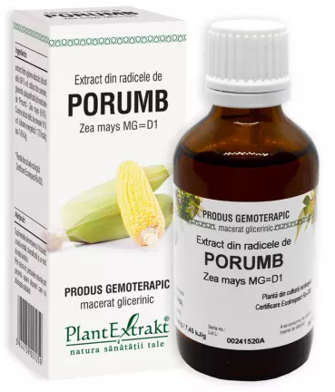 Tincturi si uleiuri - EXTRACT DIN RADICELE DE PORUMB * 50 ML, farmacom.ro