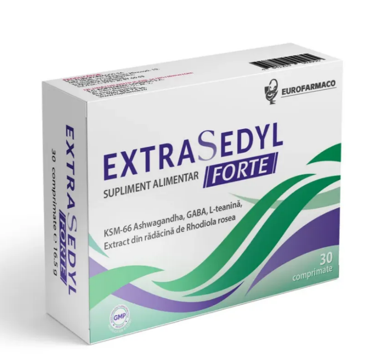 Pastile pentru somn si stres - EXTRASEDYL FORTE * 30 COMPRIMATE, farmacom.ro