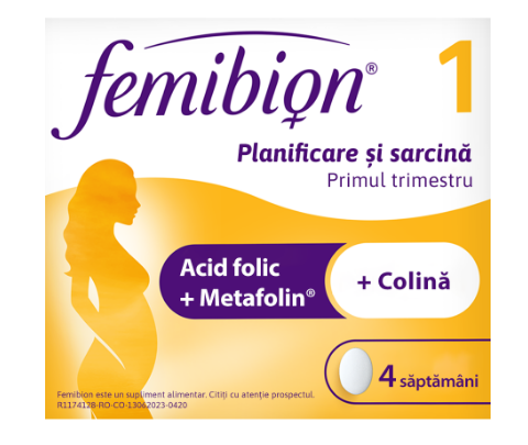 Vitamine si suplimente - FEMIBION 1 PLANIFICARE+SARCINA * 28 CPR FILM, farmacom.ro