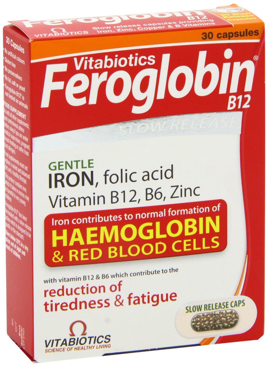 Vitamine si minerale - FEROGLOBIN 30 CAPS, farmacom.ro