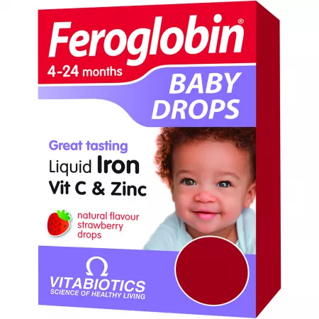 Vitamine si suplimente alimentare pentru copii - FEROGLOBIN BABY DROPS * 30 ML, farmacom.ro