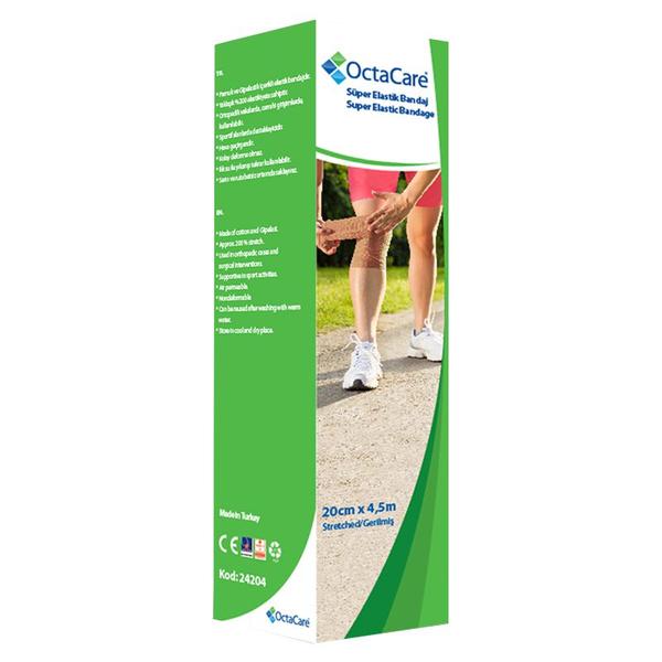 Comprese si pansamente - FASA ELASTICA SUPER 4.5 M * 20 CM, ELASTICITATE 200 % OCTA 24204, farmacom.ro