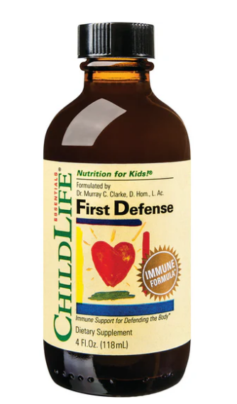Vitamine si suplimente alimentare pentru copii - First Defense  Secom, Sirop Childlife Essentials, 118.50 ml, farmacom.ro