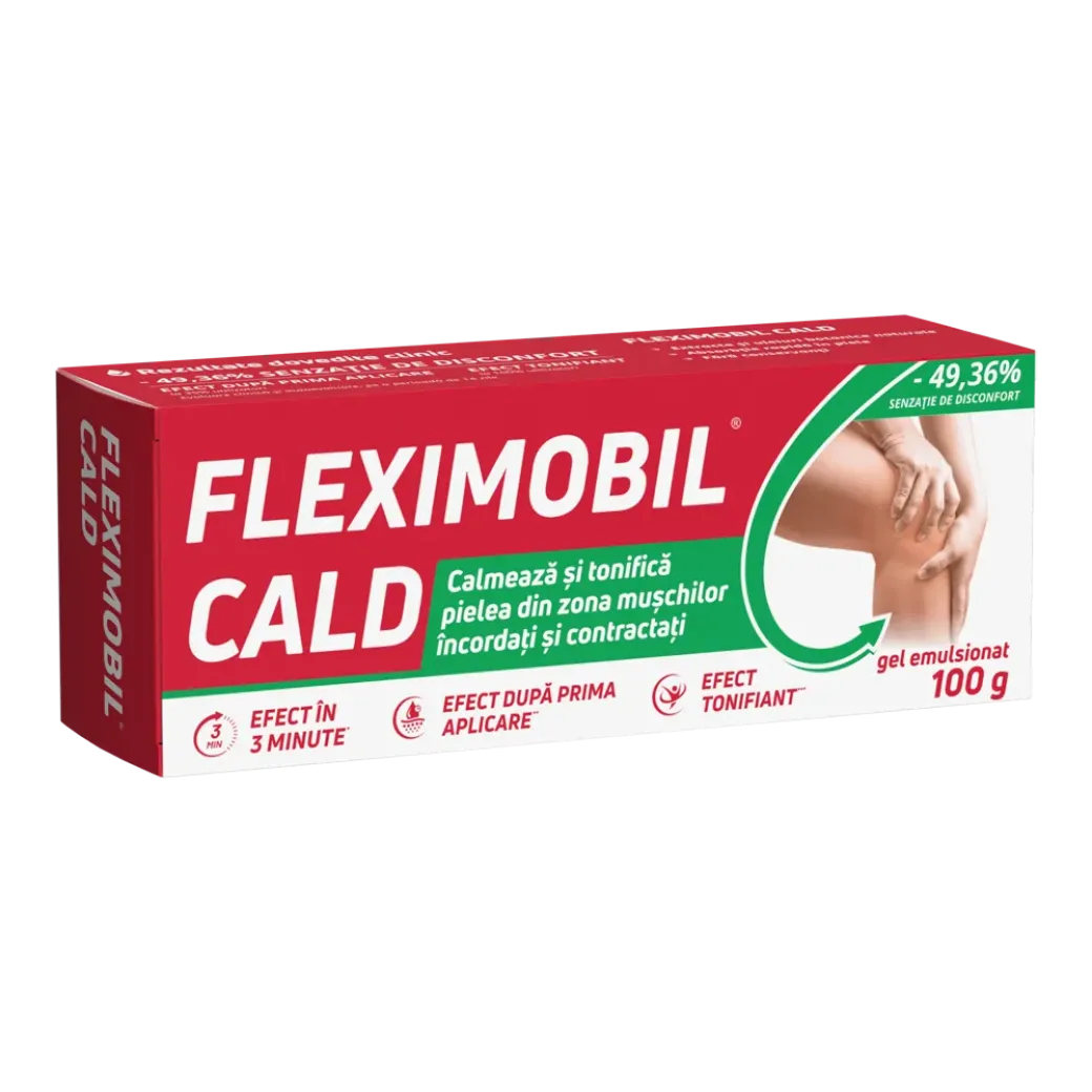 Reumatologie si traumatisme - FLEXIMOBIL CALD GEL EMULSIONAT * 100 G, farmacom.ro