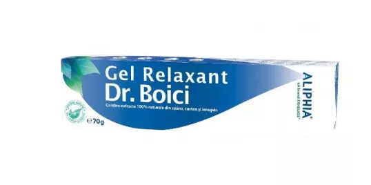 Frumusete si ingrijire - GEL RELAXANT DR. BOICI CU SPANZ * 70 G, farmacom.ro