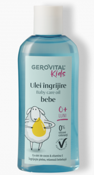 Igiena si ingrijire copii - GEROVITAL KIDS ULEI INGRIJIRE BEBE * 150 ML 7540, farmacom.ro