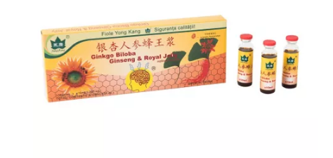 Vitamine si suplimente - GINKGO BILOBA - GINSENG - ROYAL JELLY * 10 FI/10 ML, farmacom.ro