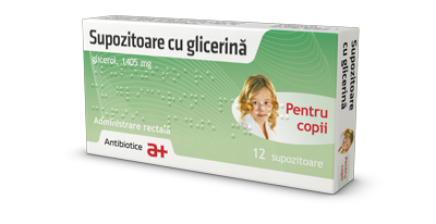 Medicamente fara reteta (OTC) - GLICERINA COPII * 12 SUP ANTIB, farmacom.ro