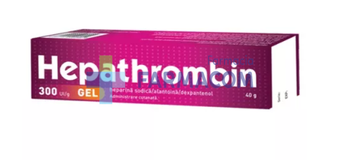 Medicamente fara reteta (OTC) - HEPATHROMBIN 300 UI * 40 GR GEL, farmacom.ro