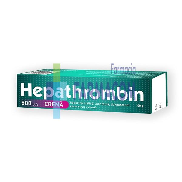 Medicamente fara reteta (OTC) - HEPATHROMBIN 500 UI * 40 GR CREMA, farmacom.ro